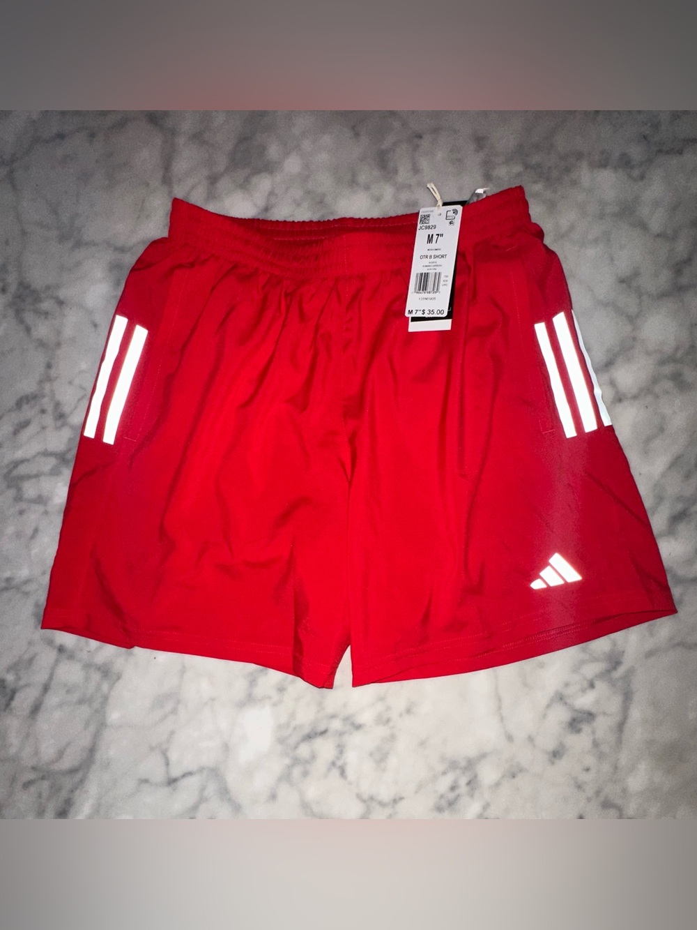 adidas Red Men's Athletic on the run